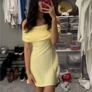 Yellow Summer Mini Dress